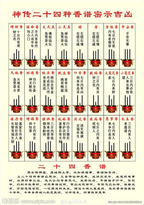 三柱香香谱|香谱72图解高清大图